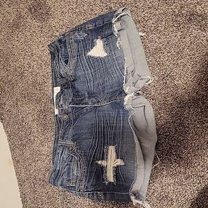 Jean Distressed Shorts